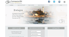 Desktop Screenshot of connexionrh.fr