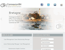 Tablet Screenshot of connexionrh.fr